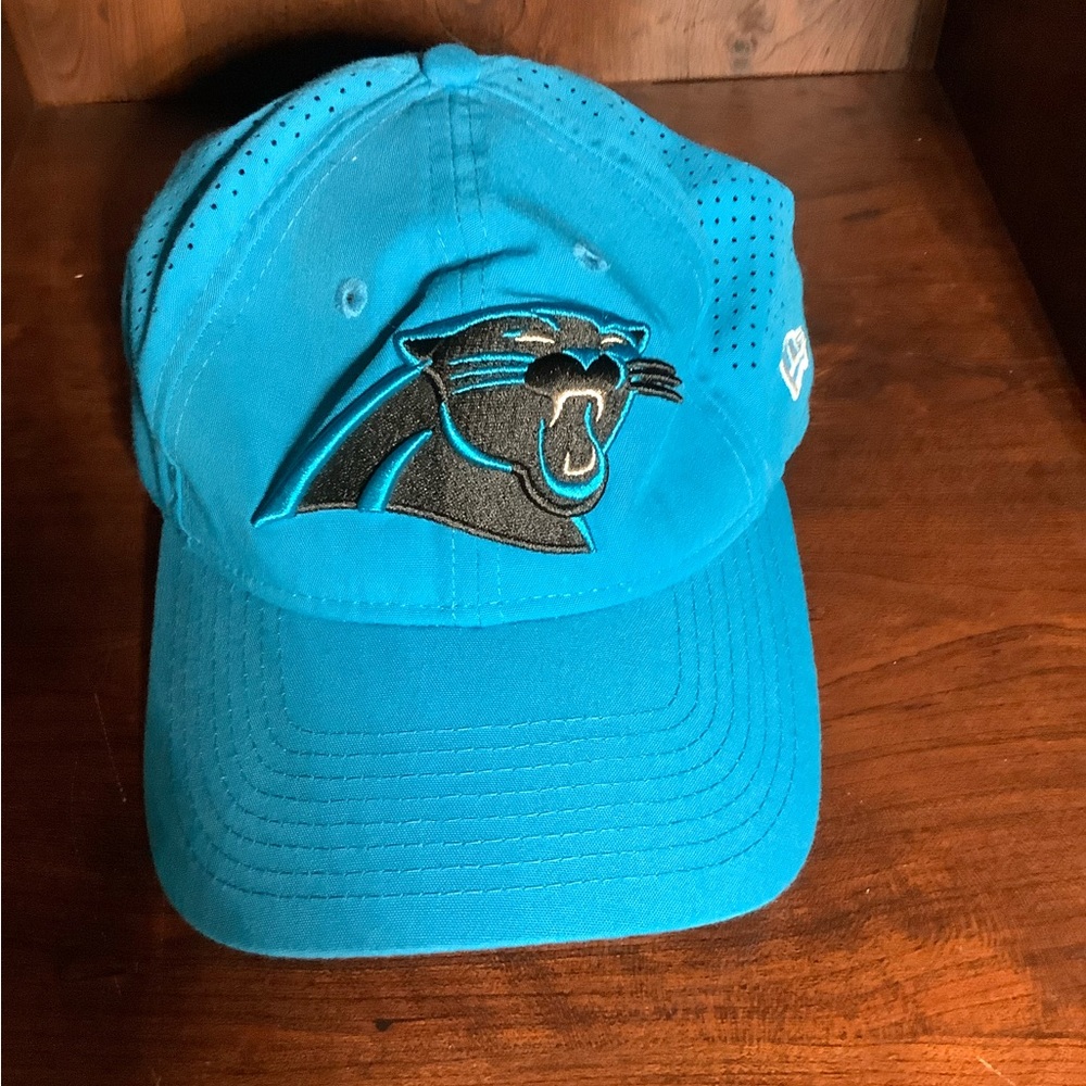 Carolina Panthers New Era 9 Twenty Blue Adjustable Strap Cap